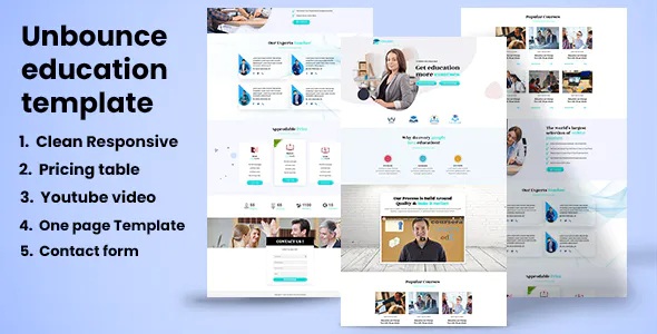 Best Educational Landing Page Template