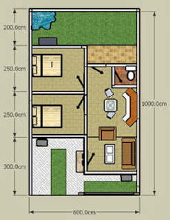 Gambar Denah Rumah Minimalis