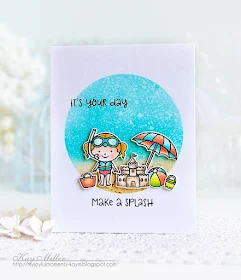 Sunny Studio Stamps: Beach Babies Summer Themed Cards by Kay Miller 