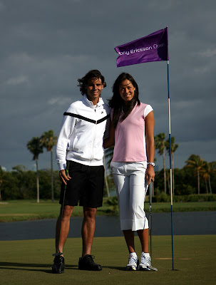 Rafael Nadal and Ana Ivanovic tee off Sony Ericsson Open