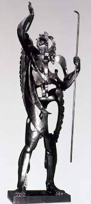  PABLO GARAGALLO, EL Gran Profeta, 1933; escultura metálica de hierro; Museo Centro de Arte Reina Sofía, Madrid