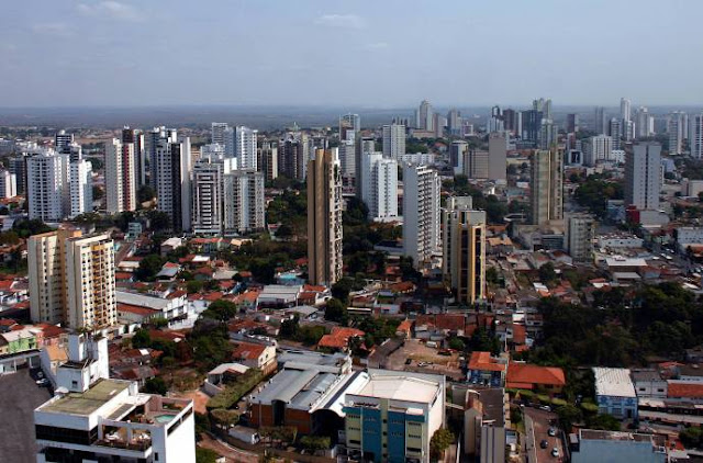 Cuiabá é a quarta maior cidade do Centro Oeste do Brasil em 2016