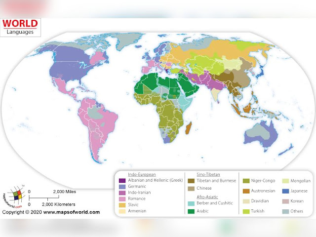 Language Map Of The World