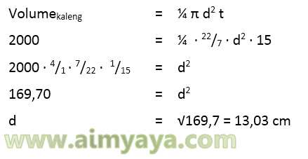  contoh 3: menghitung diameter tabung