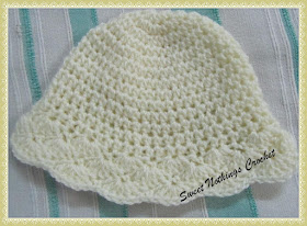 free crochet pattern, free crochet shelled hat pattern,