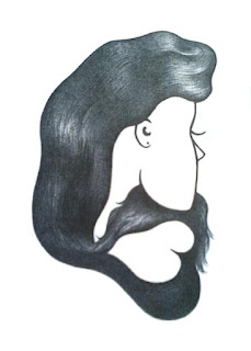Cartoon Optical illusion Art picture in a picture
