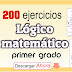 Mas de 200 ejercicios de Razonamiento Logico-matematico para niños de 1er grado