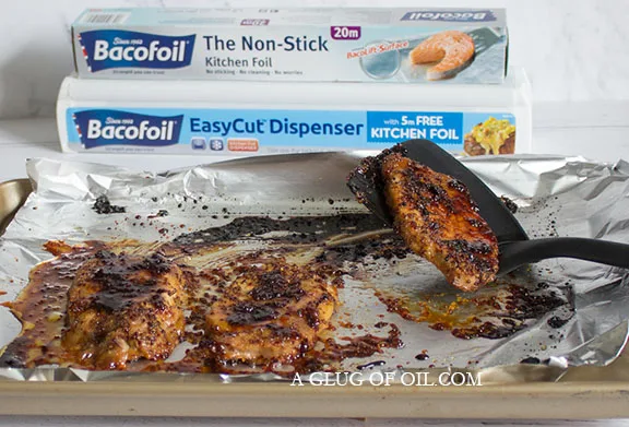 Honey and Grain Mustard Pork Steaks with BacoFoil