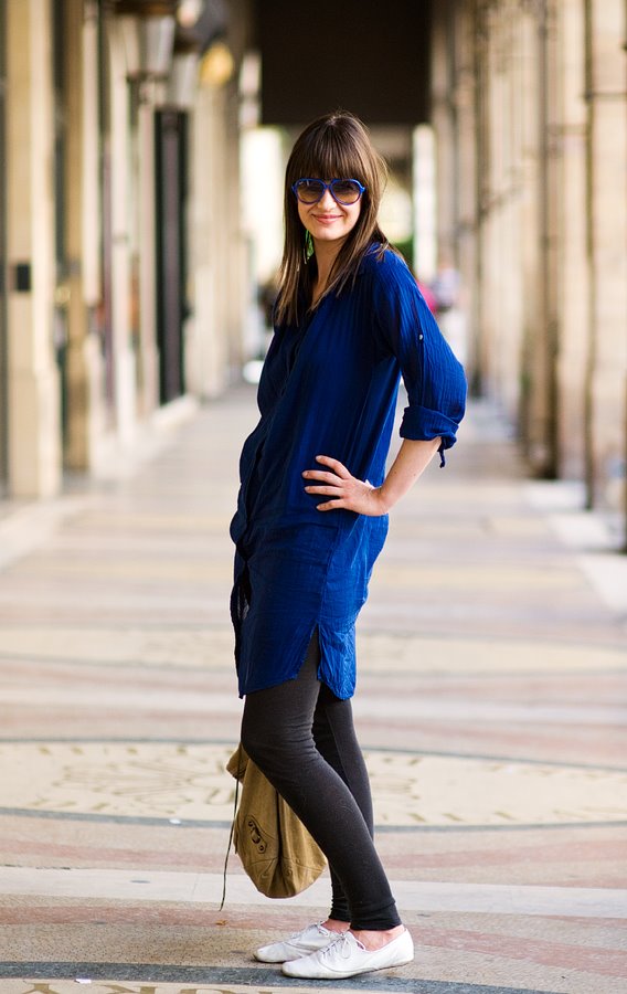 Paris Street Style...Blue Dayz