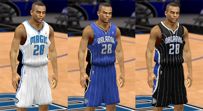 NBA 2K13 Orlando Magic 2013 Home, Away, Alternate Jersey Mod