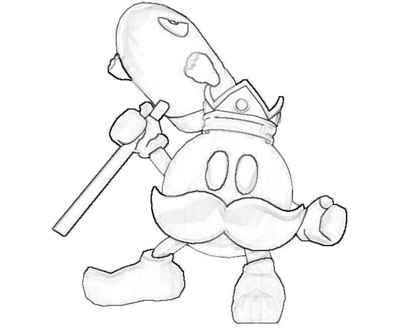 Download Bob Omb Mario Coloring Pages Coloring Pages