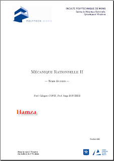 livres Mécanique Rationnelle 1 et 2