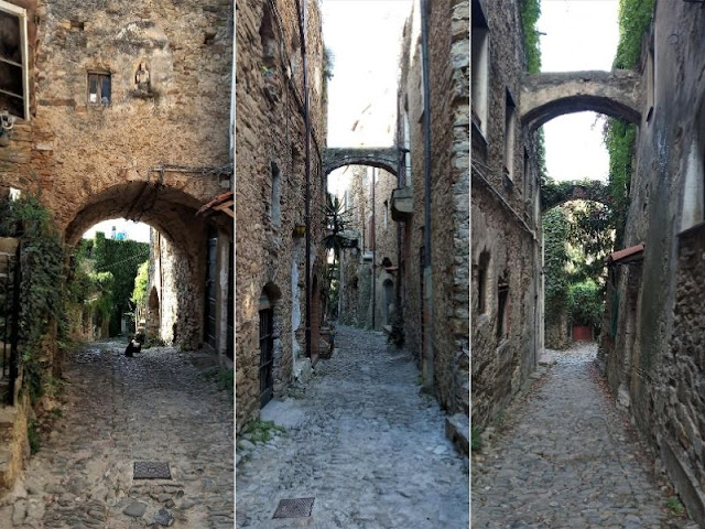 vie con archi e volte a bussana vecchia