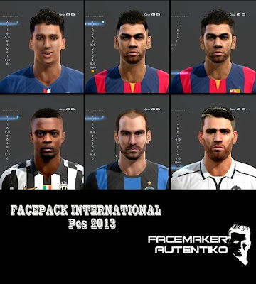 PES 2013 Facepack International by Facemaker Autentiko