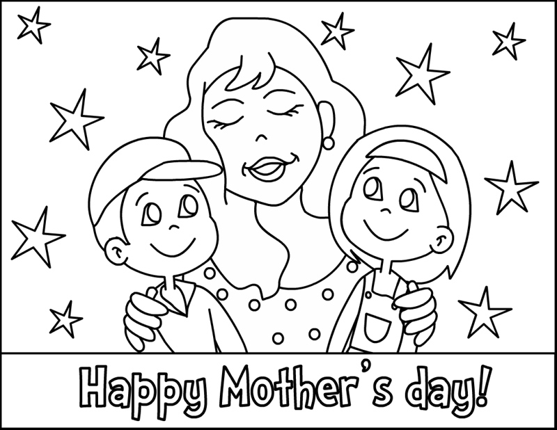 Happy Mother's Day Printable Coloring Pages, Pictures Free - free coloring pages mothers day