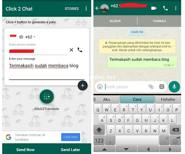 Cara Mengirim Pesan WhatsApp Tanpa Menyimpan Nomor Terlebih Dahulu