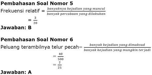 Contoh Soal Peluang Kelas 8 Smp Plus Jawaban Dan Pembahasan