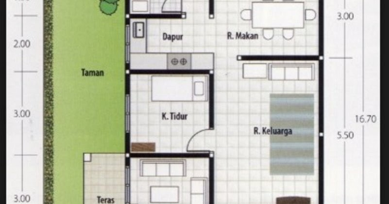 4 ANEKA DENAH RUMAH  7X10 KAMAR 3 LANTAI 1 MINIMALIS  