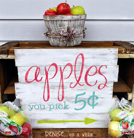 Apple Picking Pallet Sign from Denise on a Whim