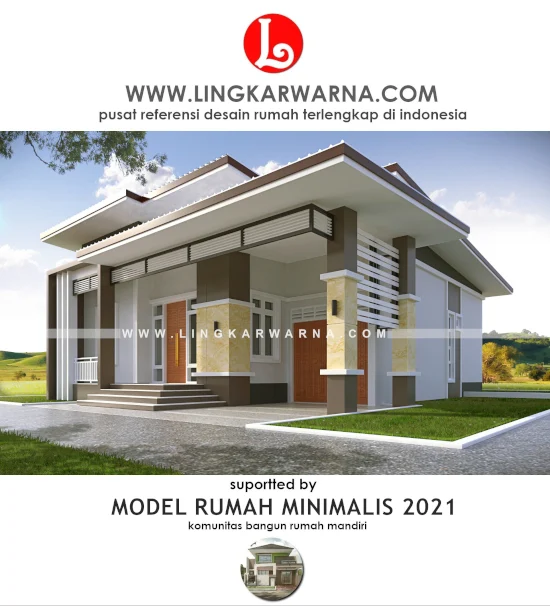 Teras rumah minimalis