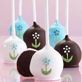 6 Hand-Decorated Spring BrowniePops