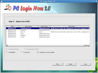 pcLodinNow password recovery