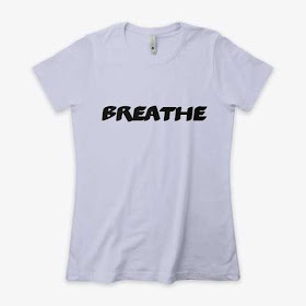Breathe Women's Boyfriend Tee Shirt Grey