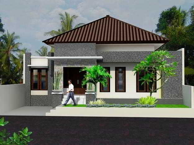 ツ 52+ desain rumah minimalis tampak depan 1 lantai modern 