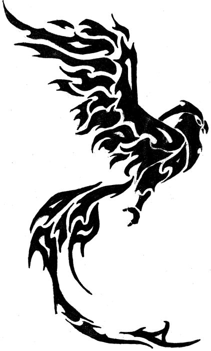 Pheonix Tattoo its very nice Phoenix Tattoo Design Process