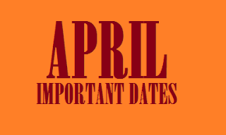 april important days in hindi