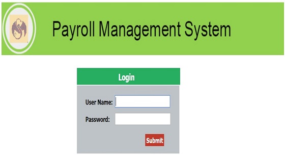 Login Page - Payroll Management System Project in Asp.Net