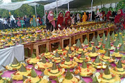  Papajar Sambut Ramadhan, Warga Gunung Karamat Gelar 1000 Tumpeng