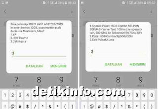 cek pulsa dan data internet telkomsel