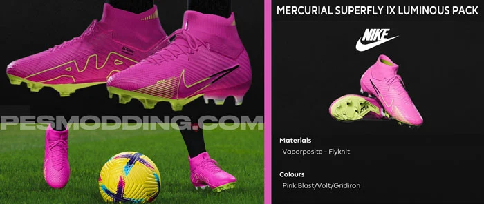 PES 2021 Nike Mercurial Superfly 9 Luminous Boots Add-on