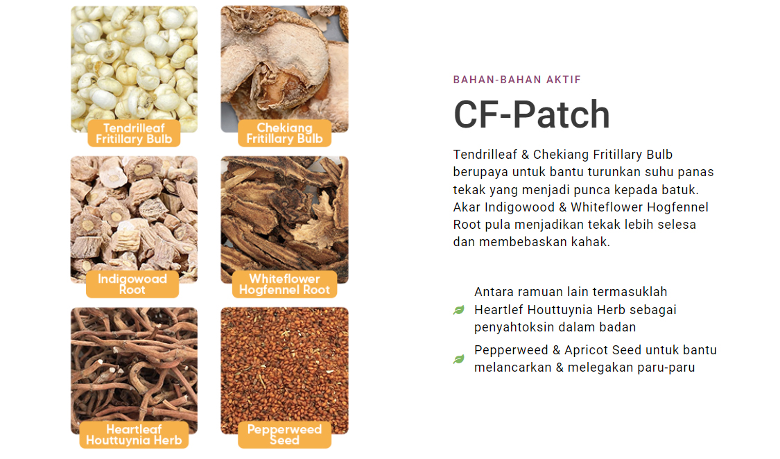 Tasneem Nature CF-Patch dan Sleep Tight Patch untuk Melegakan Selsema dan Tidur Anak