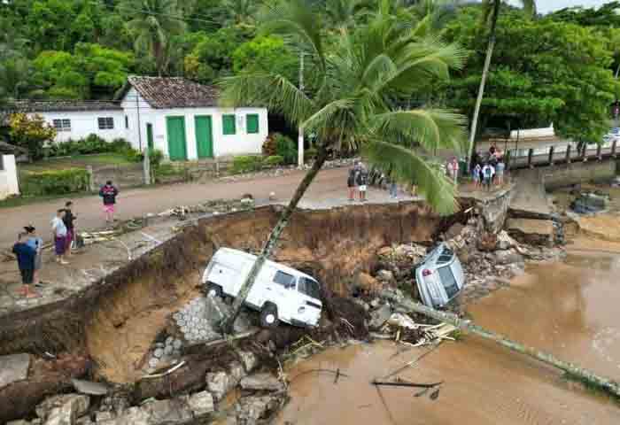 News, World, Brazil, Missing, Death, Flood, Rain, Brazil flooding, landslides kill at least 24.