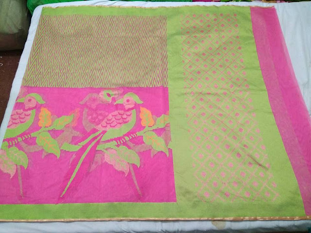 banarasi handloom jute net Saree