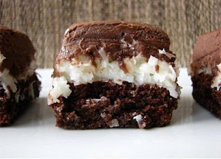 Mounds candy bar brownies recipe