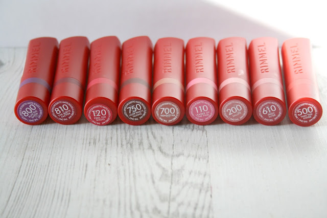 Rimmel Only 1 Matte Lipstick Collection