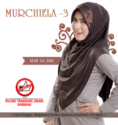 jilbab rabbani coklat elegan