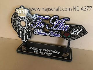 NO. A377 MAORI KEY 70CM WITH DREAM CATCHER