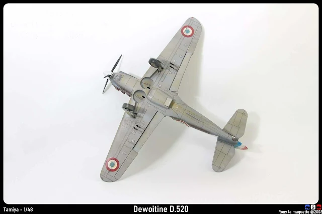 Dewoitine D.520 de Tamiya au 1/48.