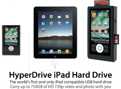 Additional hard drive for iPad