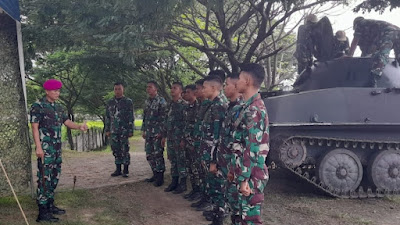 Tembakan Tepat Sasaran, Kodikmar Adakan Lattek Tata Tembak Bagi Prajurit