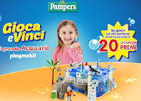 Logo Pampers: vinci 124 GrandiAcquari Playmobil + nuova Raccolta Punti 