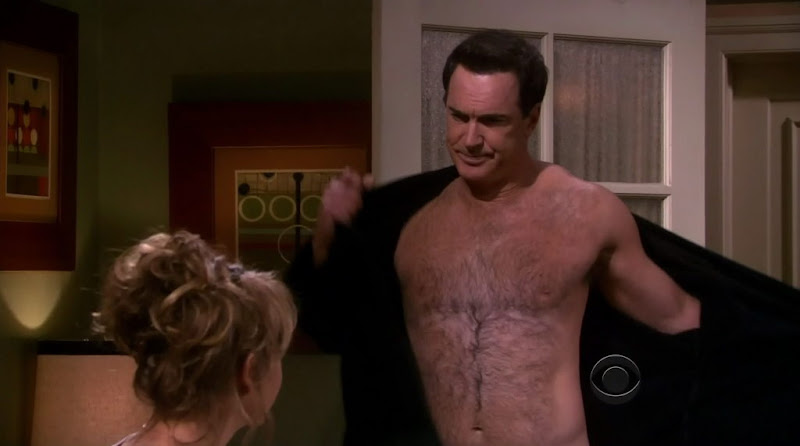 Patrick Warburton Shirtless on Rules of Engagement s4e02