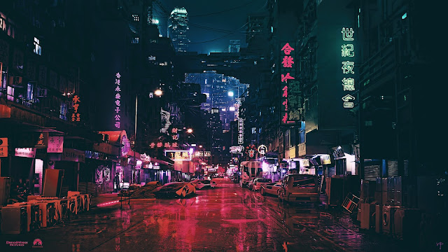 Futuristic City Science Fiction Concept Desktop Wallpaper