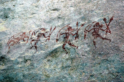 Rock Art History of  Adamgarh , आदमगढ़ प्रागैतिहासिक स्थल