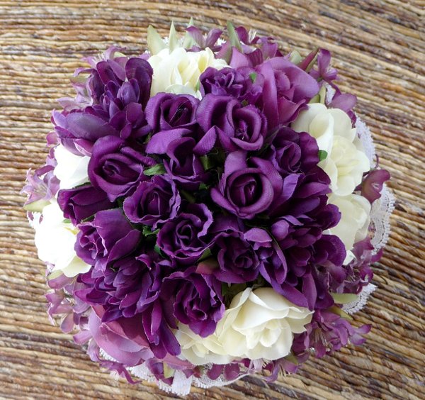 The violet is a small dainty flower that adds a vintage feel to a bouquet