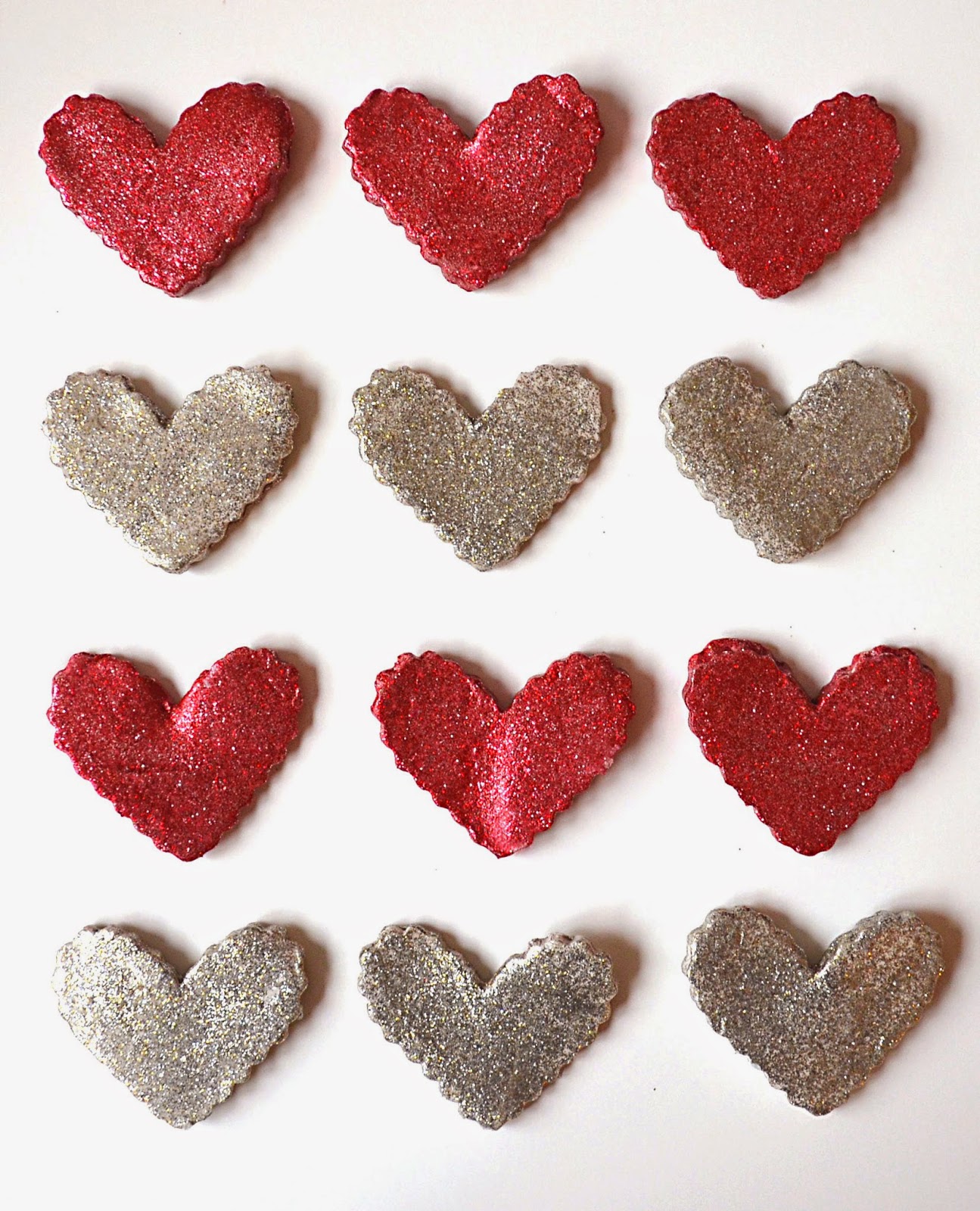 Sew French DIY Sparkly Sweethearts
